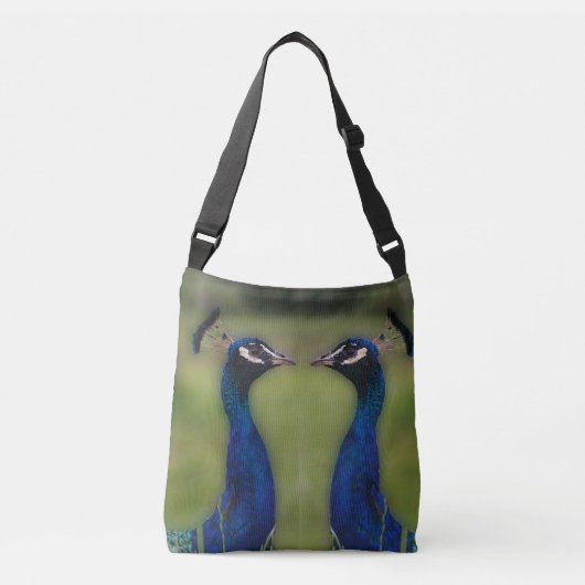 Peacock Foto Aangepaste All-over-Print Cross Body Crossbody Tas (Voorkant)