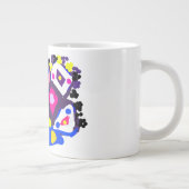 Peacock fun cool grote koffiekop (Rechts)