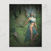 Peacock Garden Briefkaart (Voorkant)