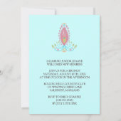 Peacock Garden Party-uitnodigingen Kaart (Achterkant)