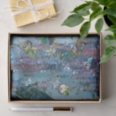 Peacock Garden wisteria blue lavender roze Tissuepapier (Geschenk)