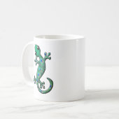 Peacock Gecko Koffiemok (Voorkant links)