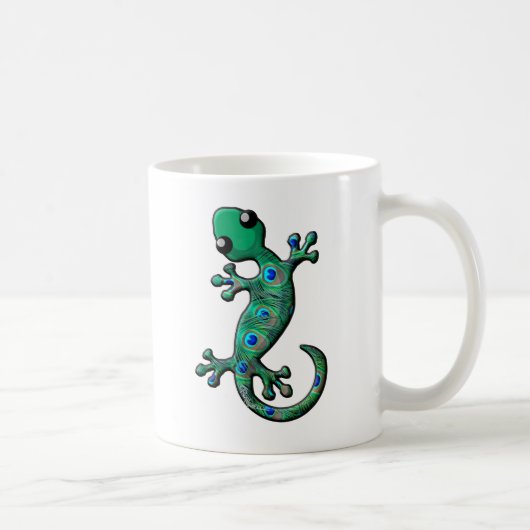 Peacock Gecko Koffiemok (Rechts)