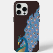 Peacock gedrukte iPhone case (Achterkant)