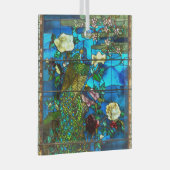 Peacock gekleurd glazen raam glas ornament (Voorkant Rechts)