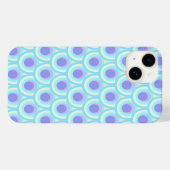 Peacock gevlekt paars blauw Case-Mate iPhone case (Achterkant (horizontaal))
