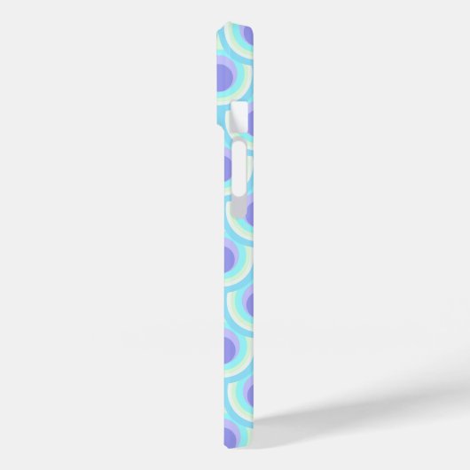 Peacock gevlekt paars blauw Case-Mate iPhone case (Achterkant / Links)