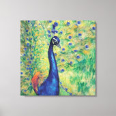 Peacock - Gewatteerd Canvas Afdruk (Voorkant)