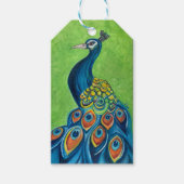 Peacock Gift Label Cadeaulabel (Voorkant)