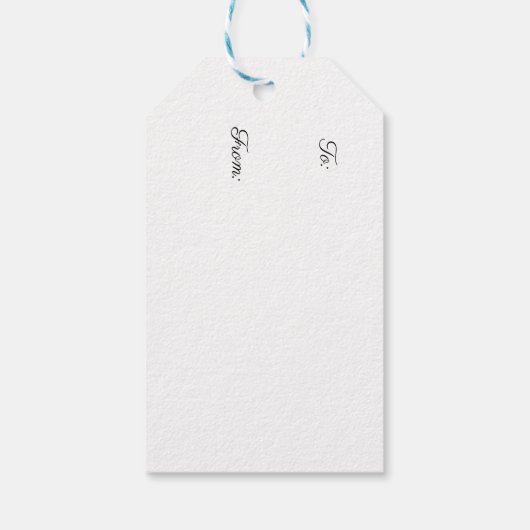 Peacock Gift Label Cadeaulabel (Achterkant)