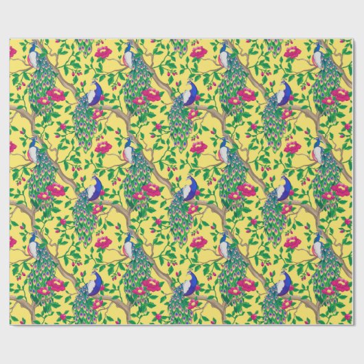 Peacock Gift Wrapping Paper Cadeaupapier (Vlak)