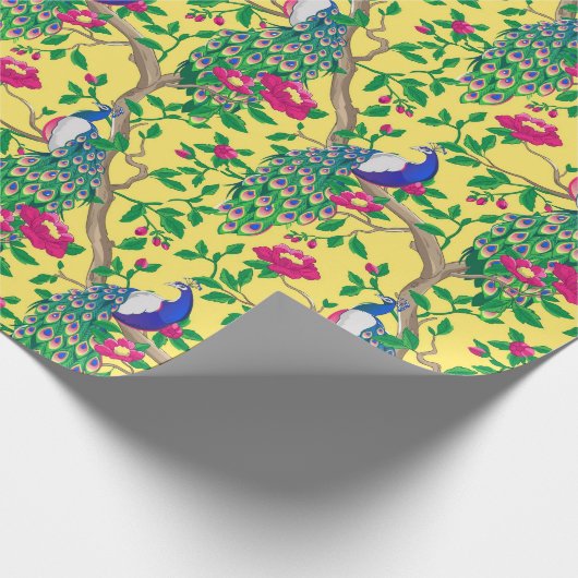 Peacock Gift Wrapping Paper Cadeaupapier (Hoek)