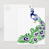 Peacock Gifts Briefkaart (Voorkant / Achterkant)
