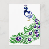 Peacock Gifts Briefkaart (Voorkant)