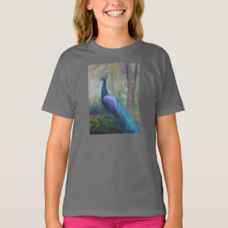 Peacock Girl T T-shirt