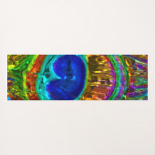 Peacock Glass-1 Yogamat (Achterkant (horizontaal))