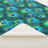 Peacock Glory Sherpa Deken (3/4)