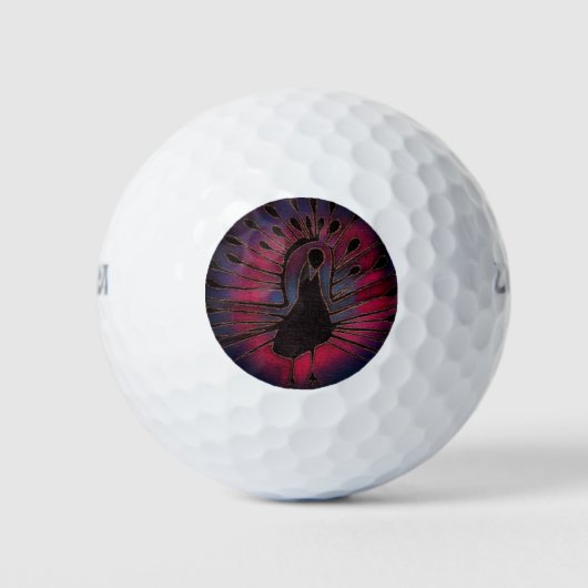 Peacock Golfballen (Voorkant)