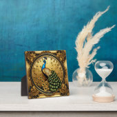 Peacock goud en zwart sierlijst fotoplaat (Insitu)