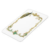 Peacock & Gouden Vuurvast Lijst Magneet (Linkerzijde)