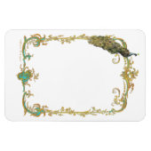 Peacock & Gouden Vuurvast Lijst Magneet (Horizontaal)