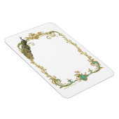 Peacock & Gouden Vuurvast Lijst Magneet (Rechterzijde)