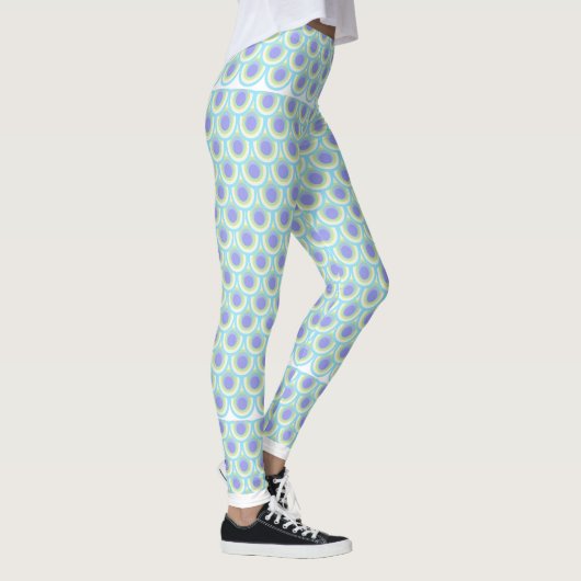 Peacock grafische leggings (Rechts)