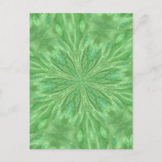 Peacock Green Briefkaart (Voorkant)