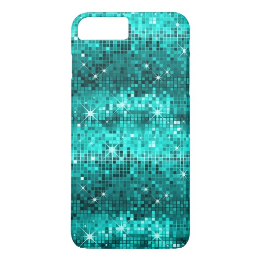 Peacock Green Disco Glitter Case-Mate iPhone Case (Achterkant)
