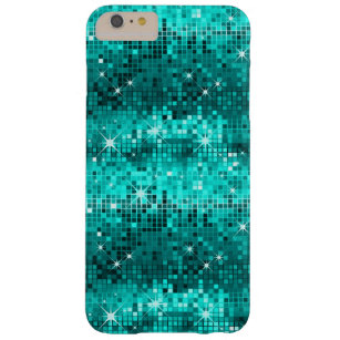 Peacock Green Disco Glitter Barely There iPhone 6 Plus Hoesje