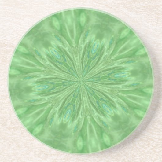 Peacock Green Onderzetter (Voorkant)