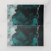 Peacock Green & Roos Gold Gereserveerde Zitting We Plaatskaartje (Binnenkant ongevouwen)