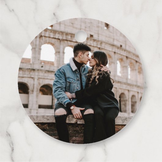 Peacock Green Rose Gold Agate Marble Save the Date Bedankjes Labels (Achterkant)