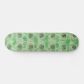 Peacock Green Screws Skateboard (Horizontaal)