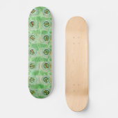 Peacock Green Screws Skateboard (Voorkant)