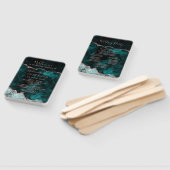 Peacock Groen Roos Gouden Huwelijksceremonie Progr Handwaaier (Niet-gemonteerd)