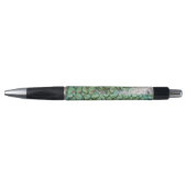 Peacock Groene Grijze Veren Pen (Voorkant)