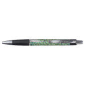 Peacock Groene Grijze Veren Pen (Achterkant)