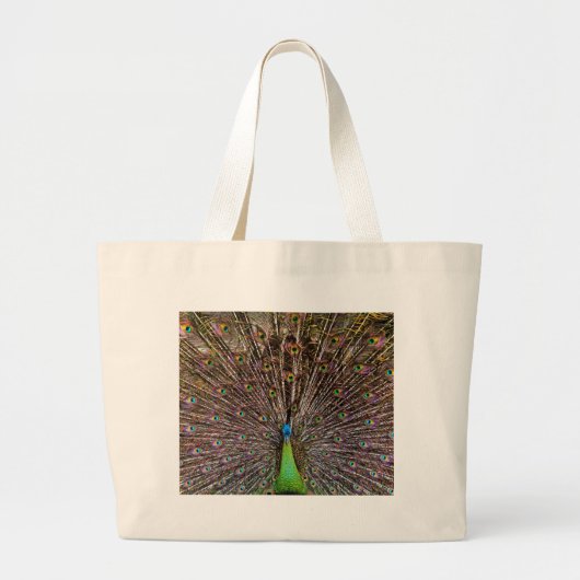 Peacock Grote Tote Bag (Voorkant)