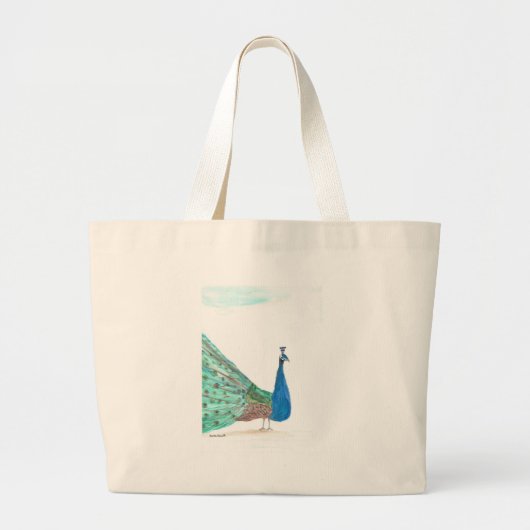 Peacock Grote Tote Bag (Voorkant)