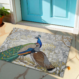 Peacock & Grouse Art Nuovo Winter / Gouden Bloemen Deurmat