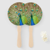 Peacock Handwaaier (Voorkant en achterkant)