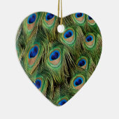 Peacock Heart Ornament (Rechts)