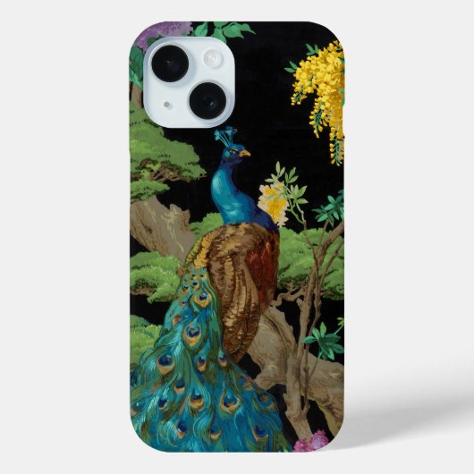 Peacock Hoesje-Mate iPhone Case (Achterkant)