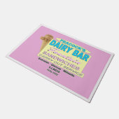 Peacock Ice Cream Company of Illinois Deurmat (Schuin)