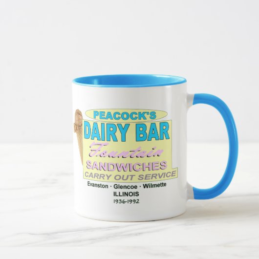 Peacock Ice Cream Company of Illinois Mok (Rechts)