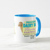 Peacock Ice Cream Company of Illinois Mok (Voorkant rechts)