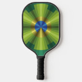 Peacock Illusie Pickleball Paddle (Achterkant)