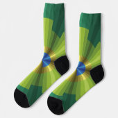 Peacock Illusie Sokken (Links)