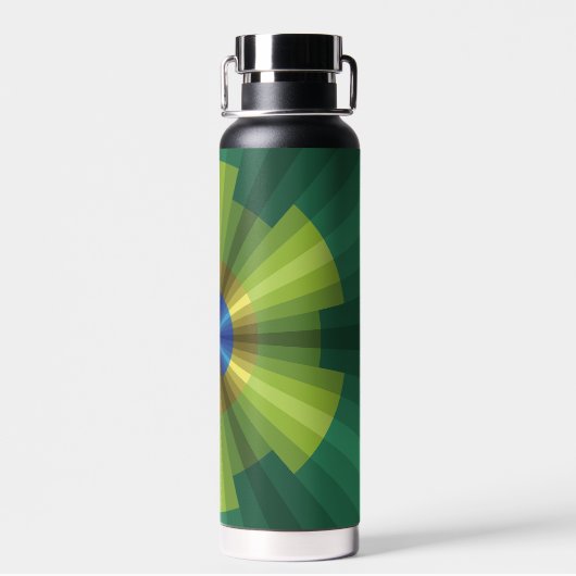 Peacock Illusie Waterfles (Achterkant)